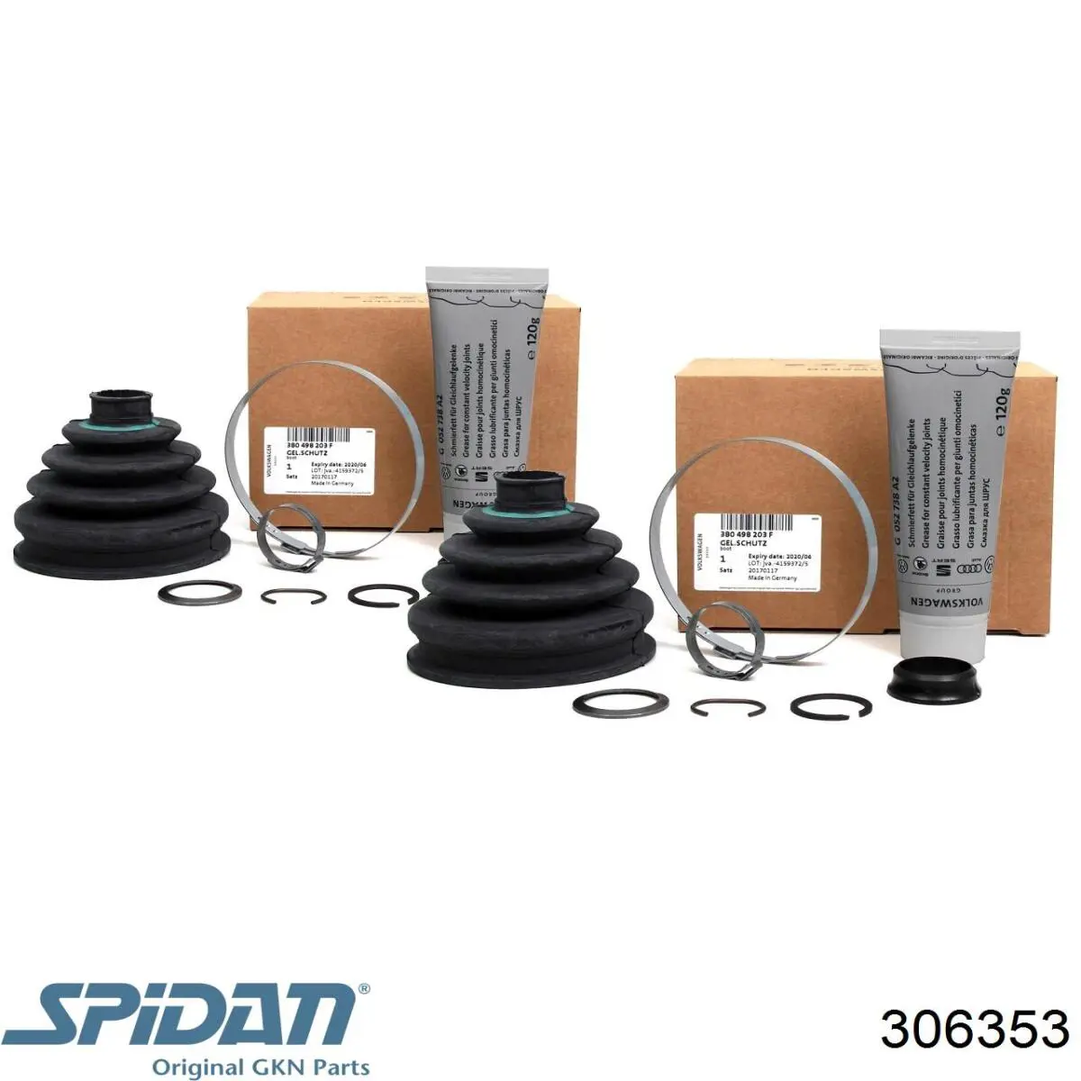 Купити 306353 GKN-Spidan Пильник шарніра приводу