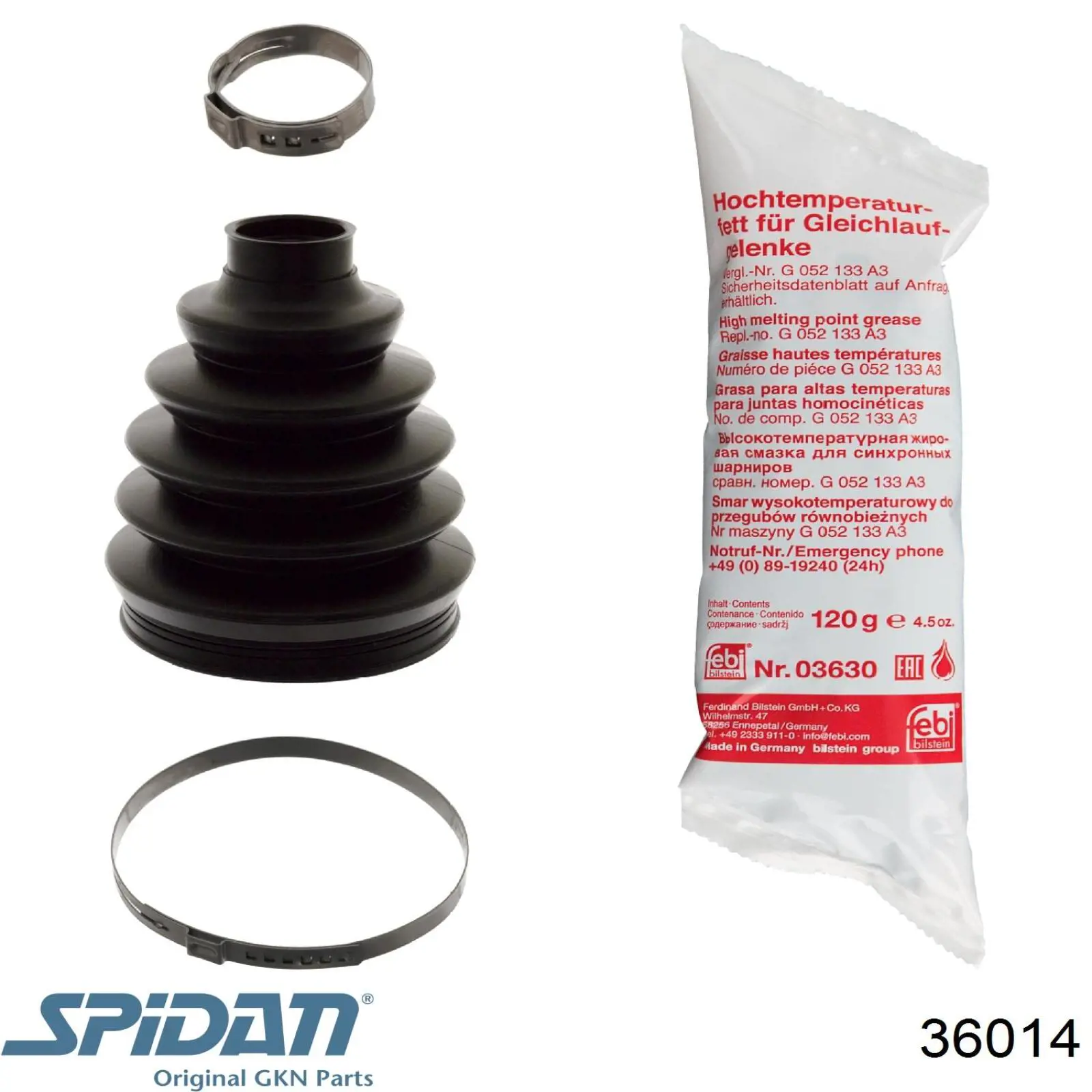 Купити 36014 GKN-Spidan Пильник шарніра приводу