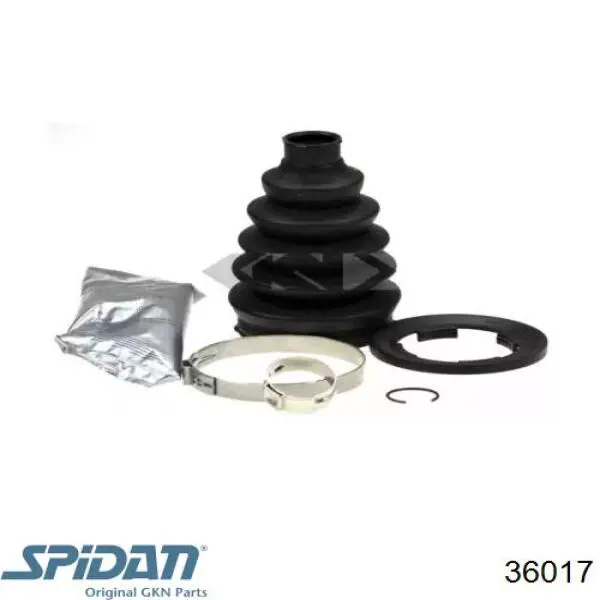 36017 GKN-Spidan Пильник ШРУСа зовнішній, передній піввісі