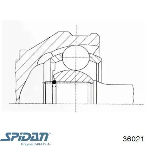 Граната колісна GKN-Spidan 36021 ціна, від 67.60 USD