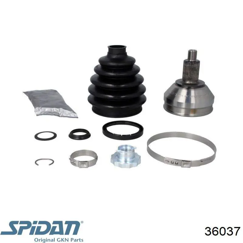 Купити 36037 GKN-Spidan Шарнір приводу зовнішній