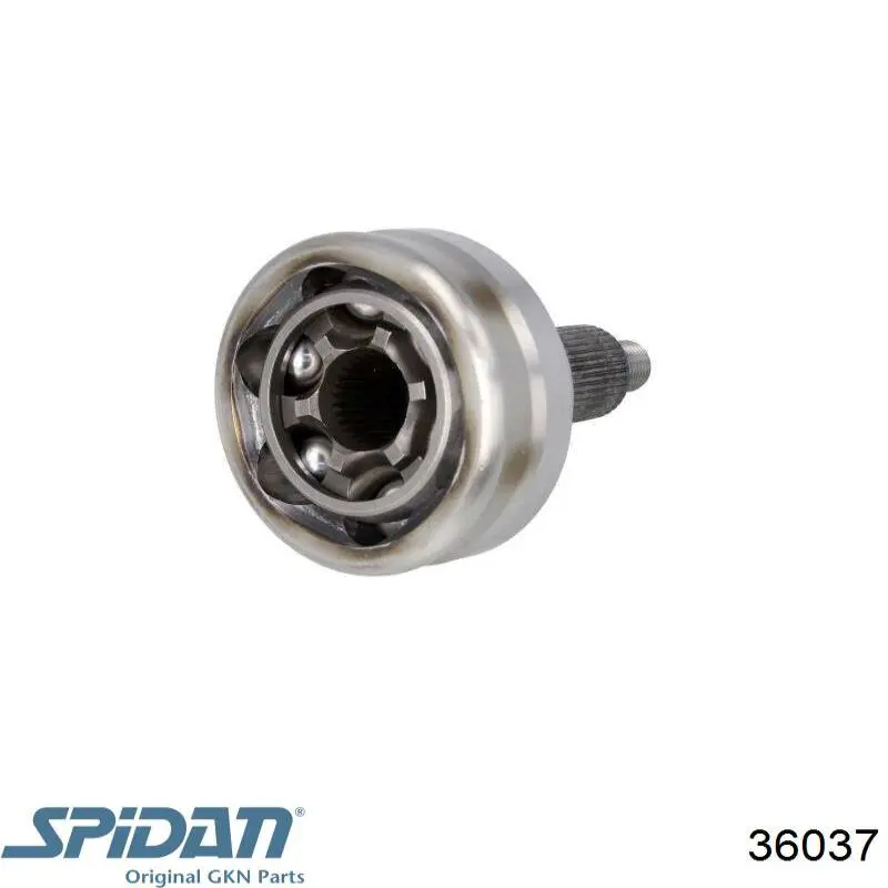 ШРУС зовнішній передній 36037 GKN-Spidan