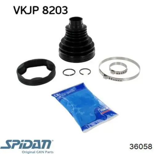 Пильник ШРУСа внутрішній 306237 GKN-Spidan