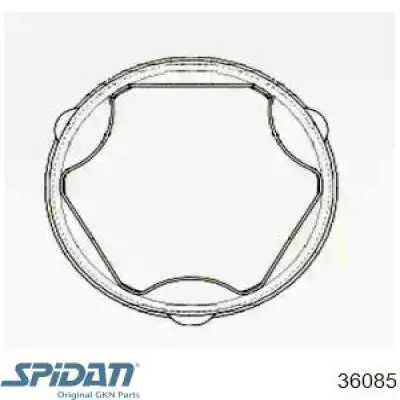 Пильник ШРУСа зовнішній 0036085 GKN-Spidan