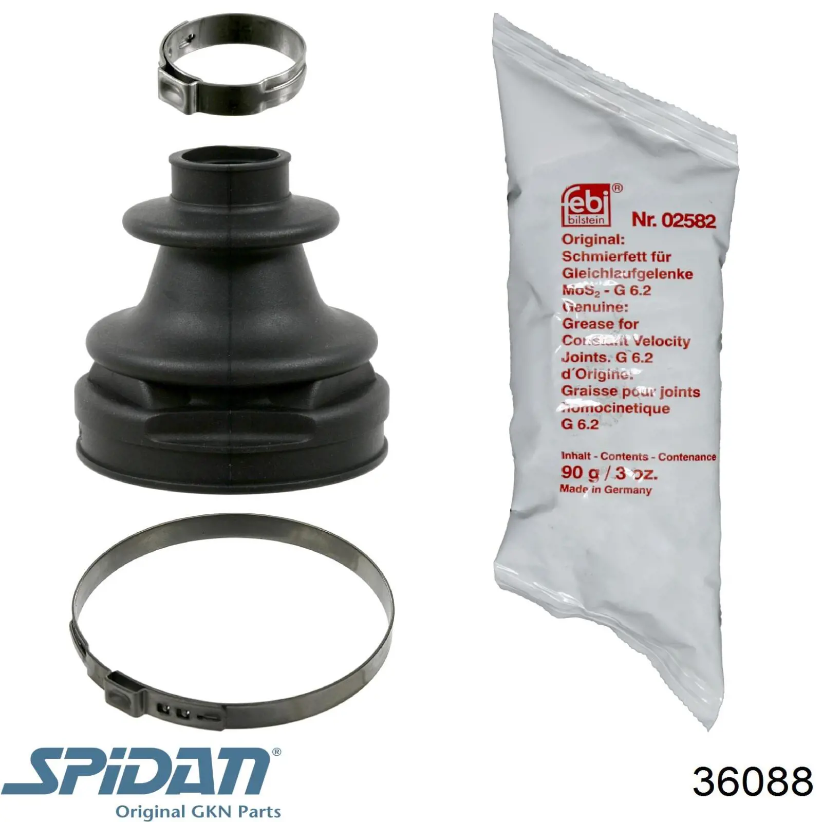 Пильник ШРУСа внутрішній 306267 GKN-Spidan