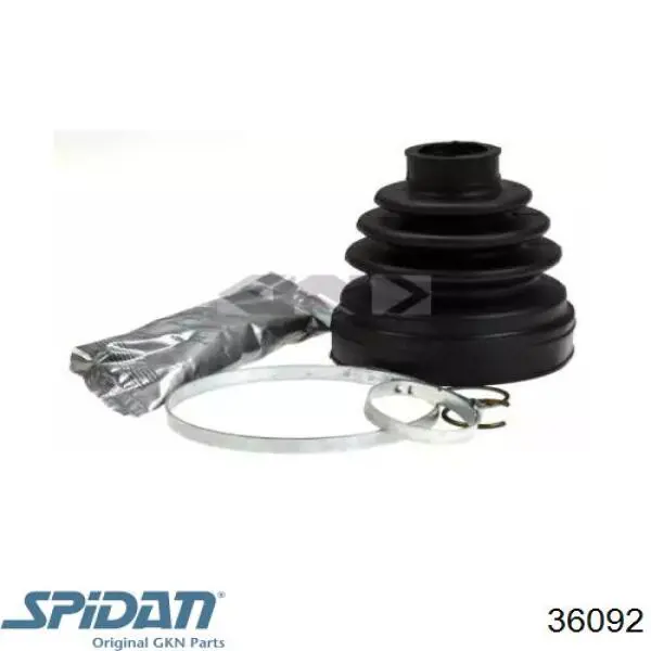 Купити 36092 GKN-Spidan Пильник шарніра кутових швидкостей внутрішній передній