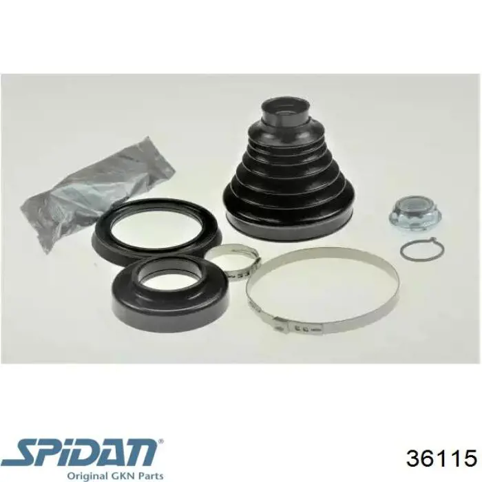Пильник ШРУСа внутрішній, правий GKN-Spidan 36115 ціна, від 22.34 USD