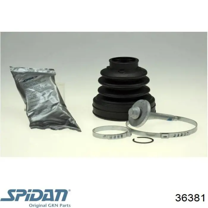 Пильник ШРУСа внутрішній, правий GKN-Spidan 36381 ціна, від 24.37 USD