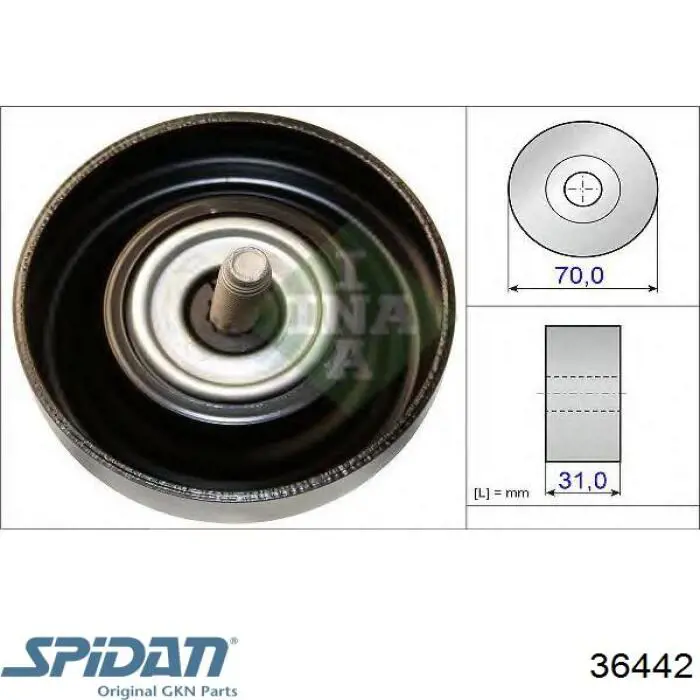 Купити 0036442 GKN-Spidan Пильник шарніра приводу