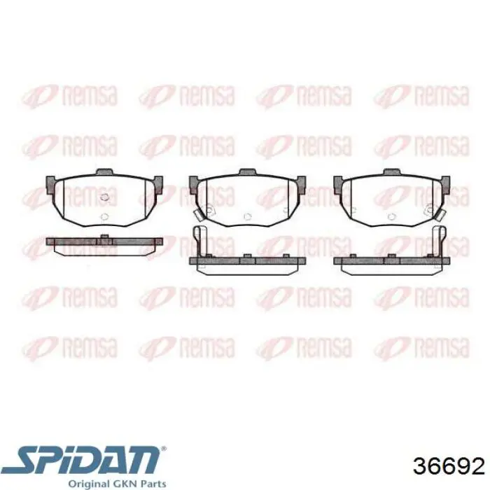 Купити 36692 GKN-Spidan Пильник шарніра кутових швидкостей внутрішній передній