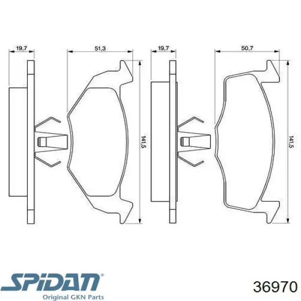Пильник ШРУСа внутрішній лівий GKN-Spidan 36970