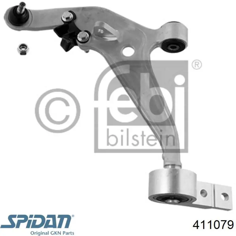 Сайлентблок переднього важеля 411079 GKN-Spidan