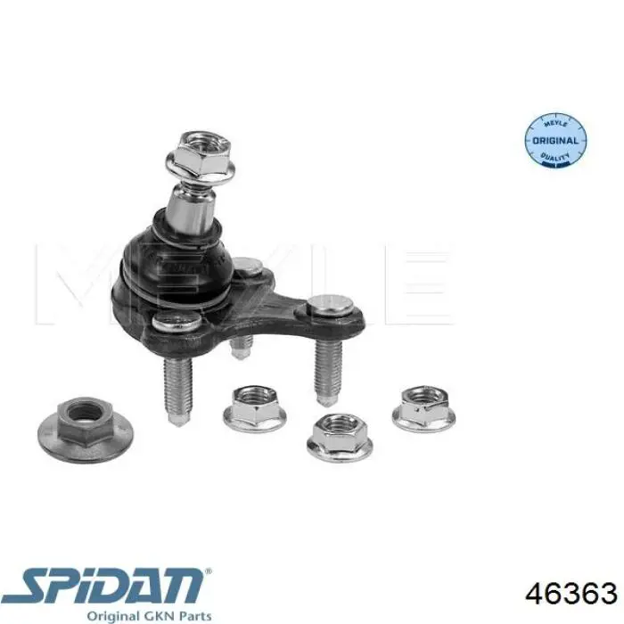 46363 GKN-Spidan Кульова опора, нижня, ліва