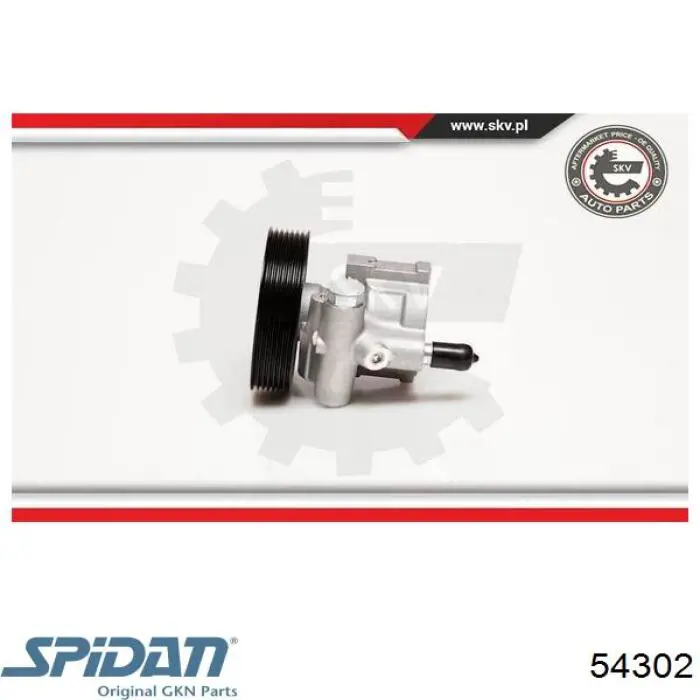 Насос гідропідсилювача керма GKN-Spidan 54302