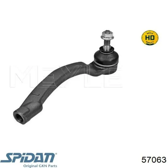 Рульовий наконечник 57063 GKN-Spidan