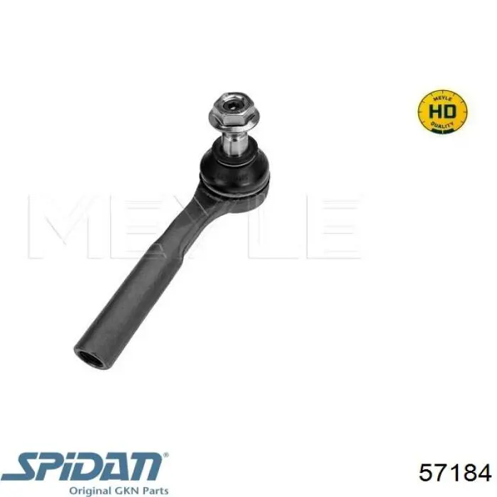 Наконечник рульовий GKN-Spidan 57184 ціна, від 10.36 USD