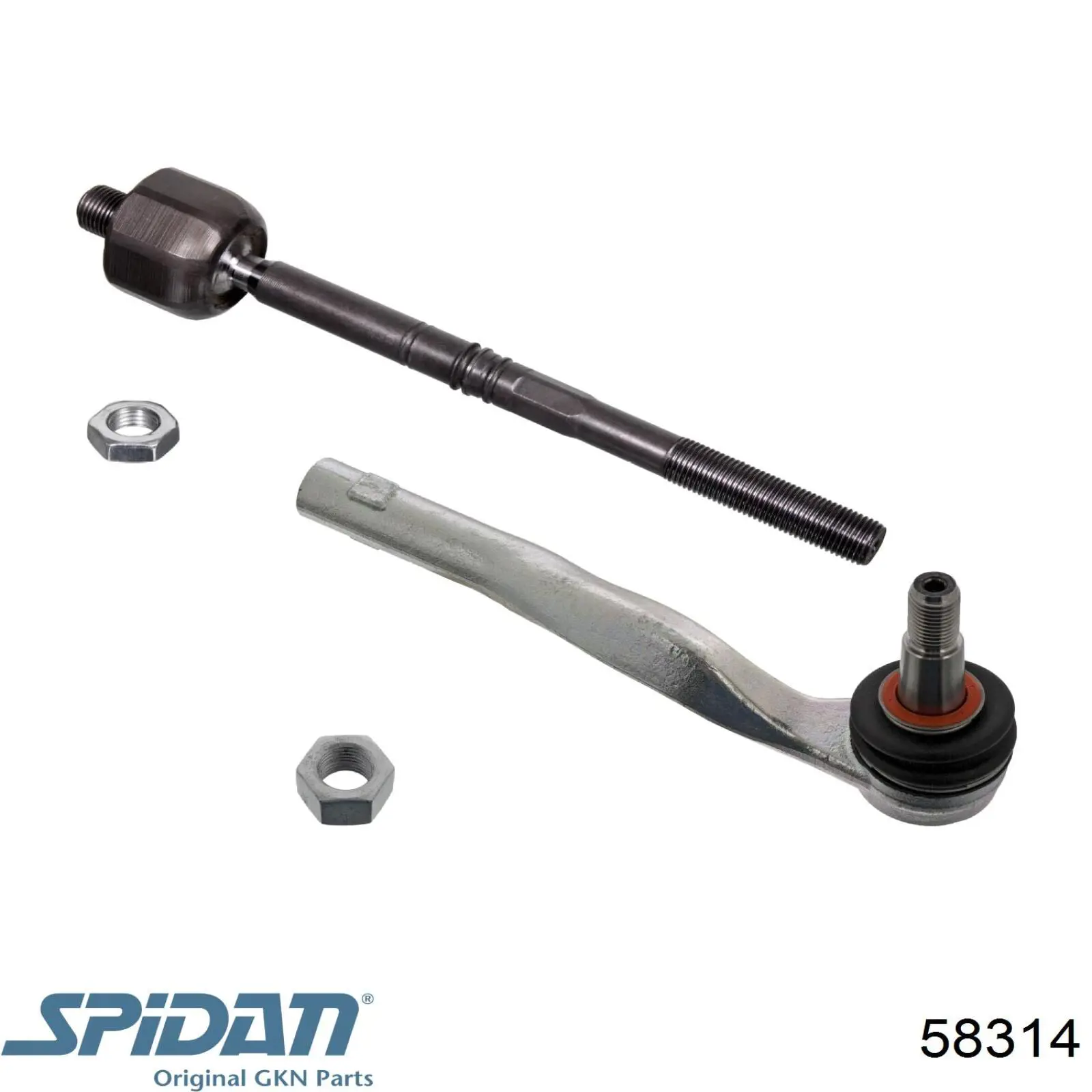 Тяга рульова поперечна GKN-Spidan 58314 ціна, від 17.40 USD