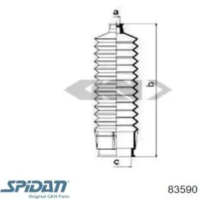 Пильник рульового механізму/рейки, правий TRW JBE299 ціна, від 9.48 USD