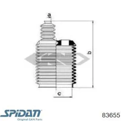 Купити 83655 GKN-Spidan Пильник тяги