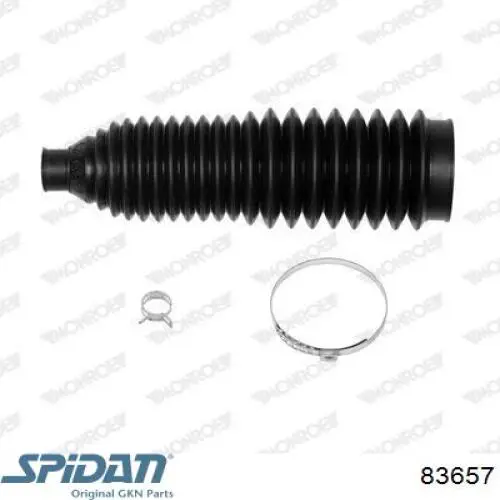 Чохол рульової рейки правий GKN-Spidan 83657 ціна, від 5.91 USD