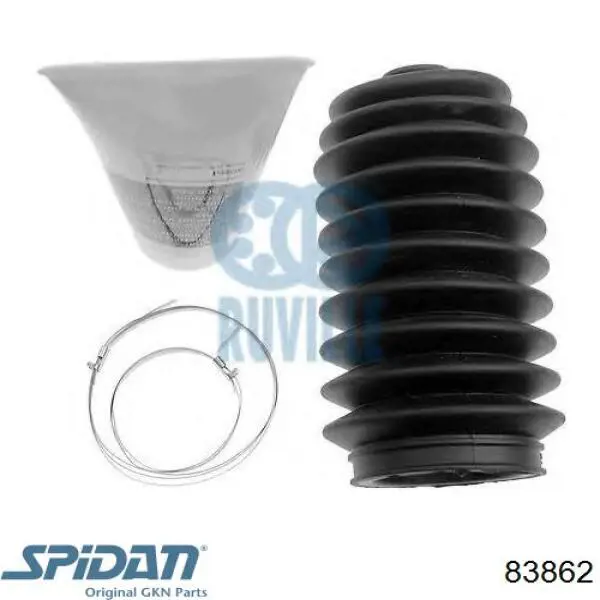 Пильник рульової тяги GKN-Spidan 83862 ціна, від 12.27 USD