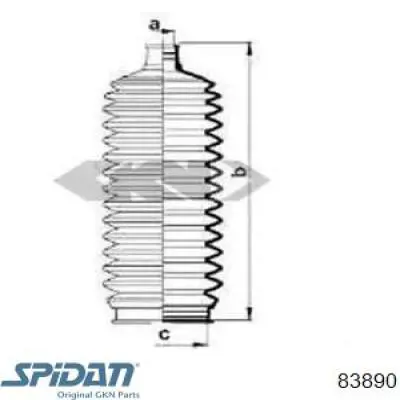 Купити 83890 GKN-Spidan Пильник тяги