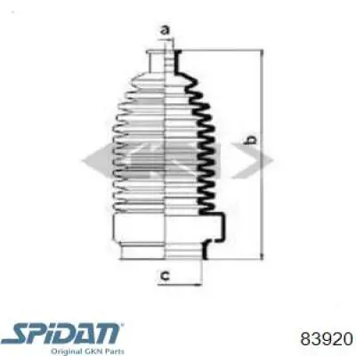 Купити 83920 GKN-Spidan Пильник тяги