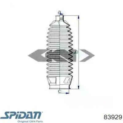 83929 GKN-Spidan Пильник рульової
