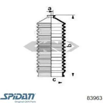 Купити Пильник рульової рейки Nissan Sunny II N13
