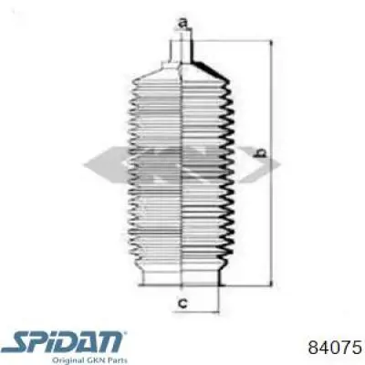 Купити 84075 GKN-Spidan Пильник тяги