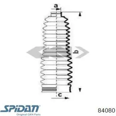 Пильник рульової тяги GKN-Spidan 84080 ціна, від 10.44 USD