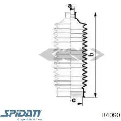Пильник рульової тяги GKN-Spidan 84090 ціна, від 6.97 USD