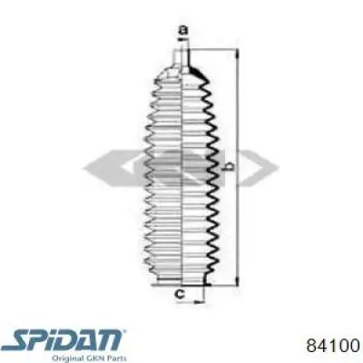 Купити 84100 GKN-Spidan Пильник тяги