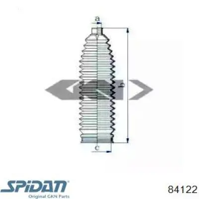 Купити 84122 GKN-Spidan Пильник тяги