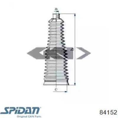 Пильник рульової тяги GKN-Spidan 84152 ціна, від 6.22 USD