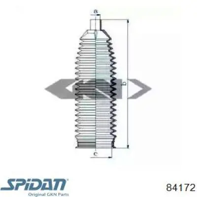 Купити 84172 GKN-Spidan Пильник тяги