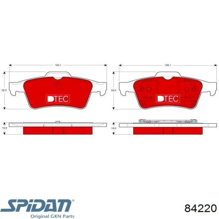 Купити 84220 GKN-Spidan Пильник тяги