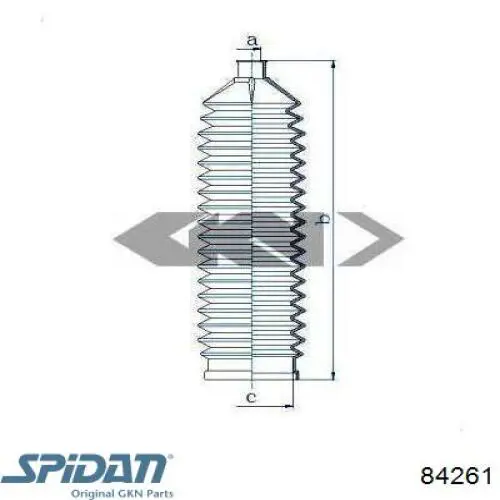 Купити 84261 GKN-Spidan Пильник тяги
