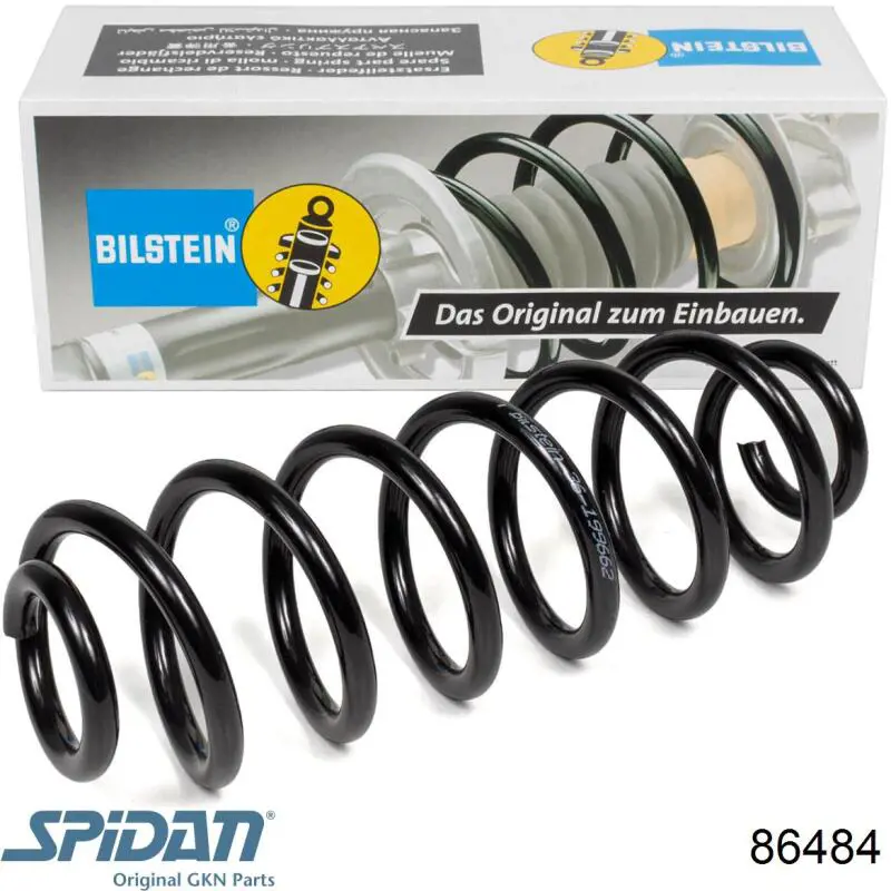 Пружина задня GKN-Spidan 86484 ціна, від 36.90 USD