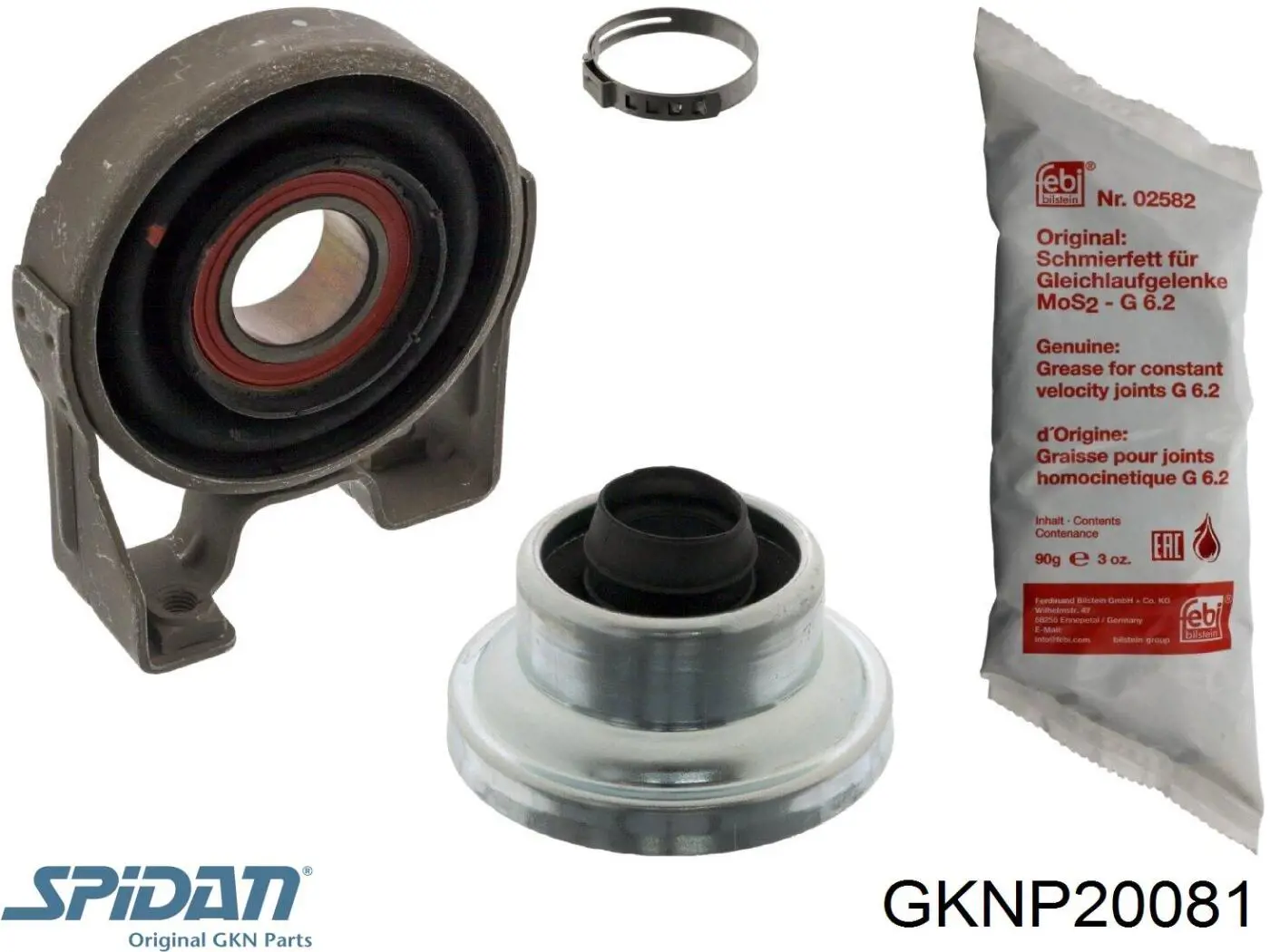 Купити GKNP20081 GKN-Spidan Кардан задній