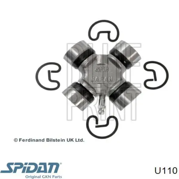 Купити U110 GKN-Spidan Хрестовина карданного валу