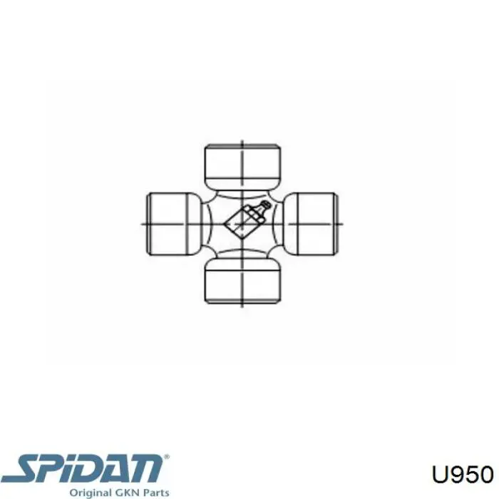 Купити 042033 Sampa Otomotiv‏ Хрестовина карданного валу