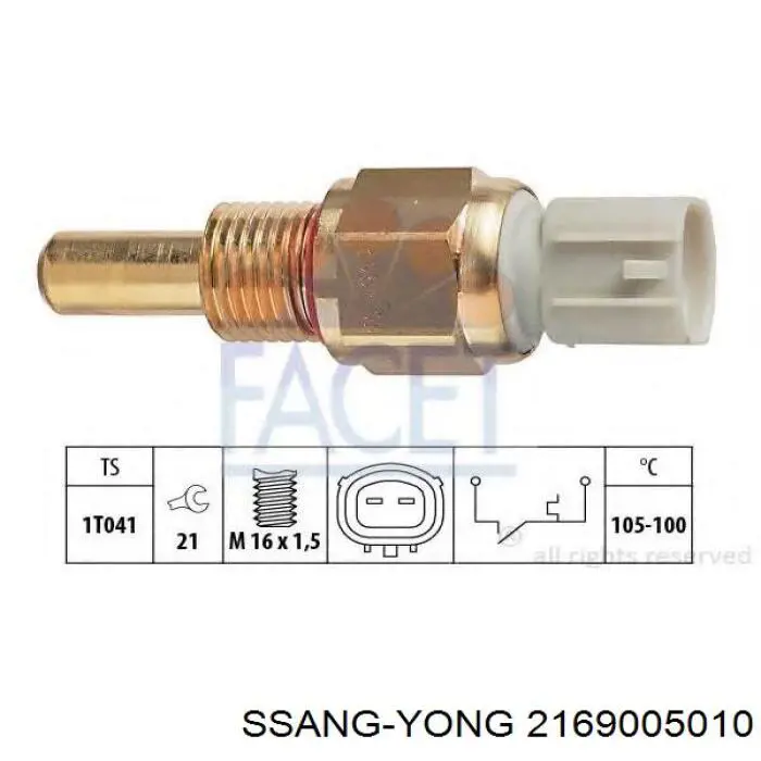  2169005010 Ssang Yong