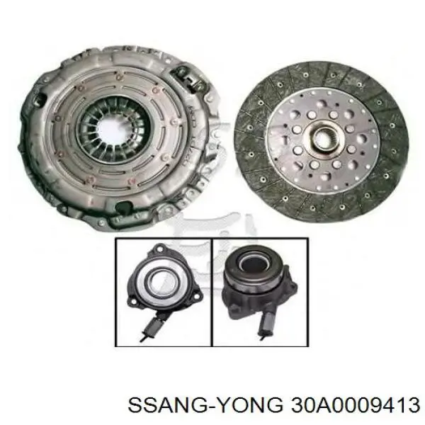 30A0009413 Ssang Yong Зчеплення в зборі