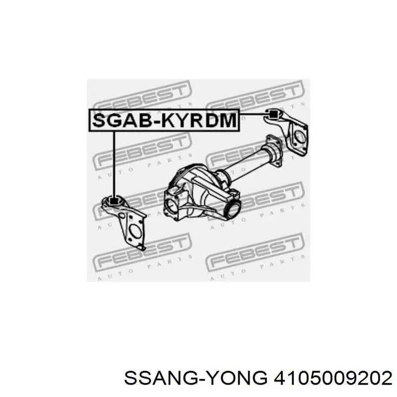 4105009202 Ssang Yong 