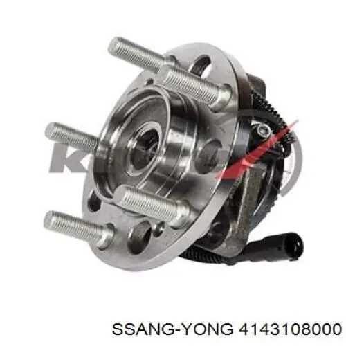 Підшипник ступиці 4143108000 Ssang Yong