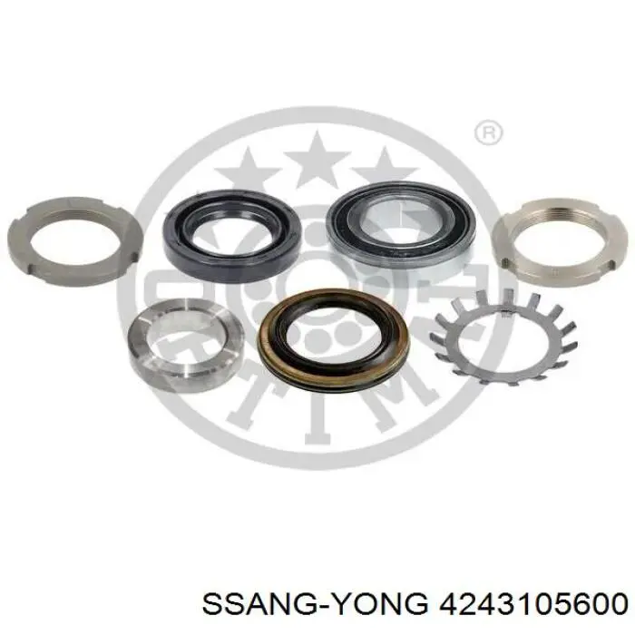 Підшипник маточини задньої Ssang Yong 4243105600 ціна, від 29.53 USD