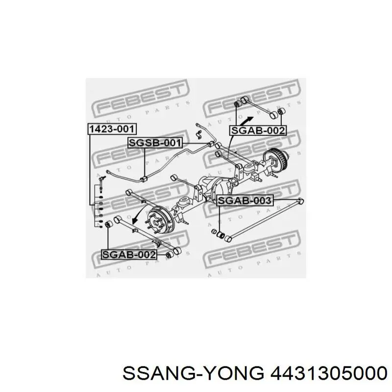  4431305000 Ssang Yong