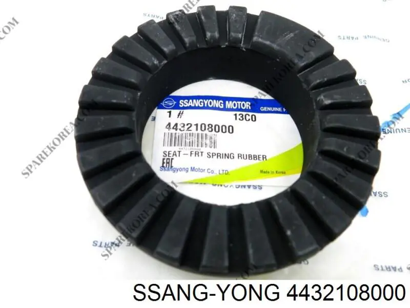 Проставка (гумове кільце) пружини передньої, верхня Ssang Yong 4432108000 ціна, від 10.85 USD