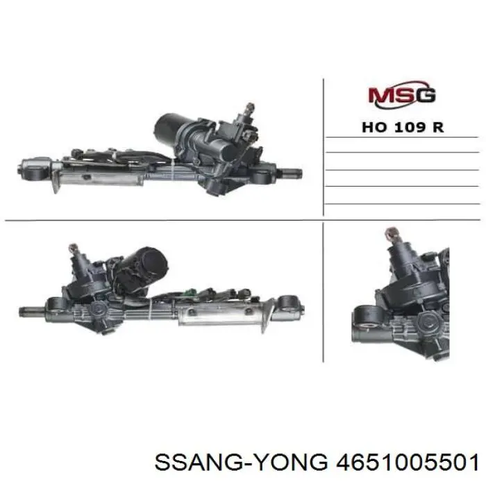 Управління рульове в зборі Ssang Yong 4651005501 ціна, від 397.86 USD